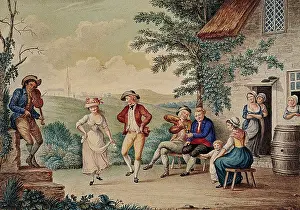 Rustics: Rustics Outside an Inn