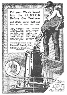 Ruston: Ruston Refuse Gas Producer 1919