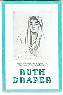 Draper: Ruth Draper, from a drawing by John S. Sargent