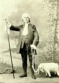 Backdrop: Rutland Barrington as Stephon in Happy Arcadia