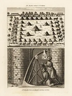 Trebuchet: Ruyters cavalry encampment and trebuchet