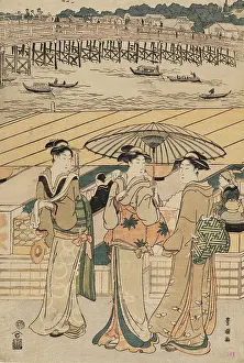 Ryogoku: The Ryogoku Bridge at Edo