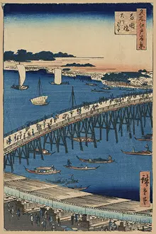 Ryogoku: Ryogoku Bridge and the great riverbank