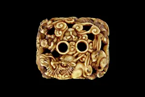 Netsuke: Ryusa-style netsuke - animals of the zodiac
