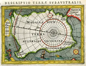 Bertius: S Pole - Antarctic