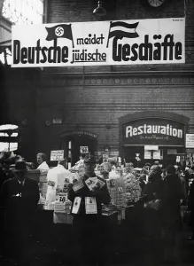 Leaflets: An SA man holding pamphlets calling on the public to boycott
