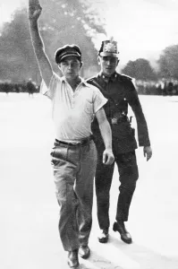 Shirts: An SA man is taken away, 1932