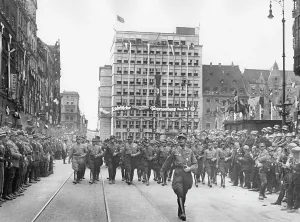 Silesian: SA march in Breslau, 1933