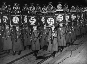 Bunting: SA march on the Feldherrnhalle, 1923
