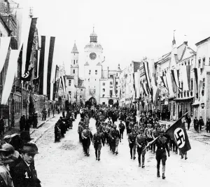 Forcible: SA march in Vilsbiburg, 1933