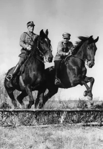 Exam: SA men on horseback, 1938