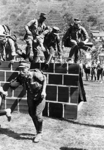 Mauser: SA men at the obstacle course, 1937