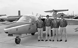 Disbanded: SAAB 105O, of the Karo AS aerobatic team