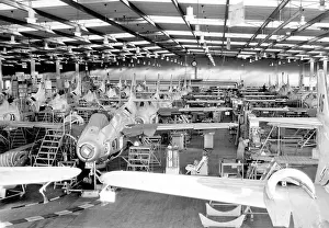 Flght: SAAB J29 Tunnan production hall