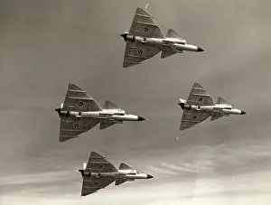 Ja37: Four Saab JA37 Viggens