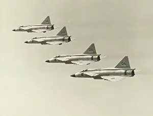 Ja37: Four Saab JA37 Viggens
