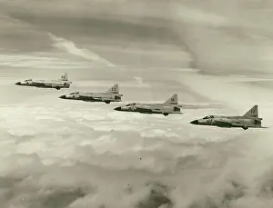 Ja37: Four Saab JA37 Viggens