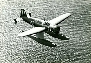 Floats: Saab SB17BS fitted with floats