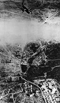 Secon: SAAF bomber attacking German barracks in North Africa; Secon