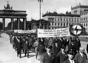 Verein: Saar Germans at a rally in Berlin, 1934