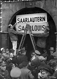 Becomes: Saarlouis becomes Saarlautern, 1936