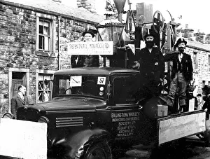 Treacle: Sabden Treacle Miners procession float, possibly 1930s