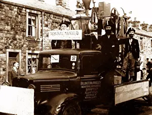 Treacle: Sabden Treacle Miners procession float, possibly 1930s