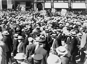 Punishments: Sacco & Vanzetti supporters addressed by speaker