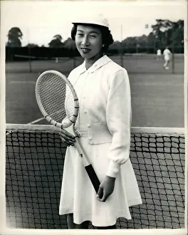Roehampton: Sachiko Kamo training for Wimbledon at Roehampton