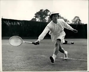 Roehampton: Sachiko Kamo training for Wimbledon at Roehampton