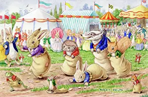 Badgers: The Sack Race