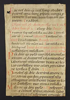 Contains: Sacramentary (Fragment)