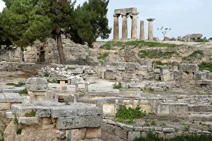 Triglyph: Sacred Spring and Temple of Apollo, Corinth