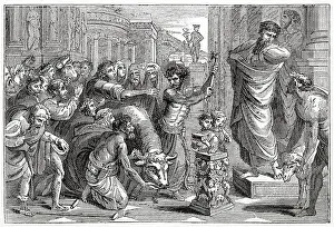 1515: The Sacrifice at Lystra, after Raphael