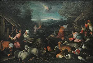Artes: The Sacrifice of Noah after the flood, by Leandro Bassano