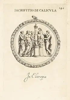 Heliotrope: Sacrifice by the Roman emperor Caligula