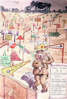 Empson: Sad End of a German Spy Behind the British Line, WW1