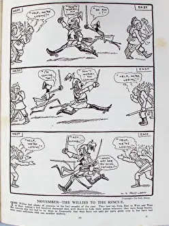 Nett: The Sad Experiences of Big and Little Willie. - WWI