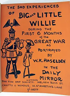 Nett: The Sad Experiences of Big and Little Willie. - WWI