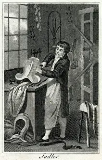 Saddler: Saddler at Work circa 1800