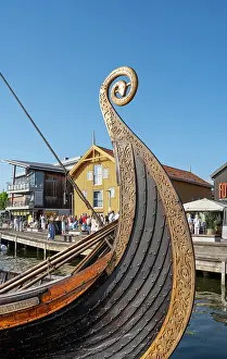 Clinker: Saga Oseberg, Vikingodden, Tonsberg, Vestfold, Norway