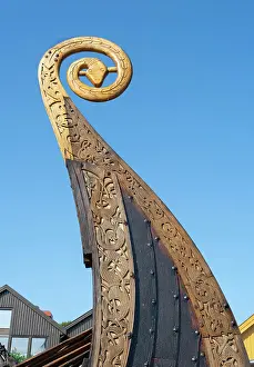 Clinker: Saga Oseberg, Vikingodden, Tonsberg, Vestfold, Norway