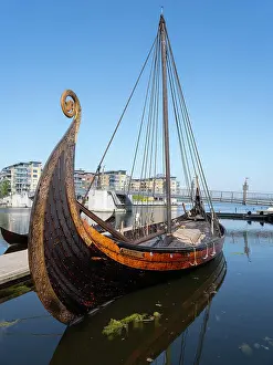 Clinker: Saga Oseberg, Vikingodden, Tonsberg, Vestfold, Norway