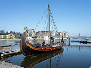 Clinker: Saga Oseberg, Vikingodden, Tonsberg, Vestfold, Norway