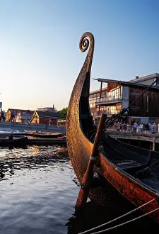Clinker: Saga Oseberg, Vikingodden, Tonsberg, Vestfold, Norway