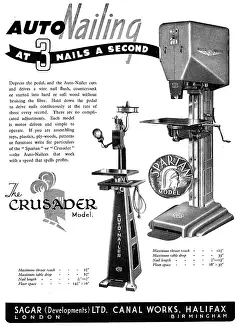 Sagar: Sagar Machine Tools. Sagar Crusader Auto-Nailing Machine
