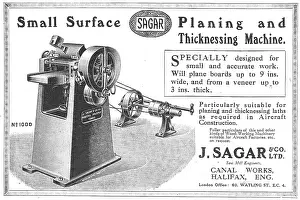 Planing: Sagar Planing & Thicknessing Machine 1917