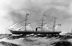 Bremen: Sailboat Bremen, 1858