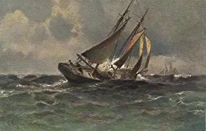Swelling: Sailboat at Sea