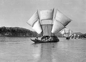 Sailboats: Sailboats in China, 1933